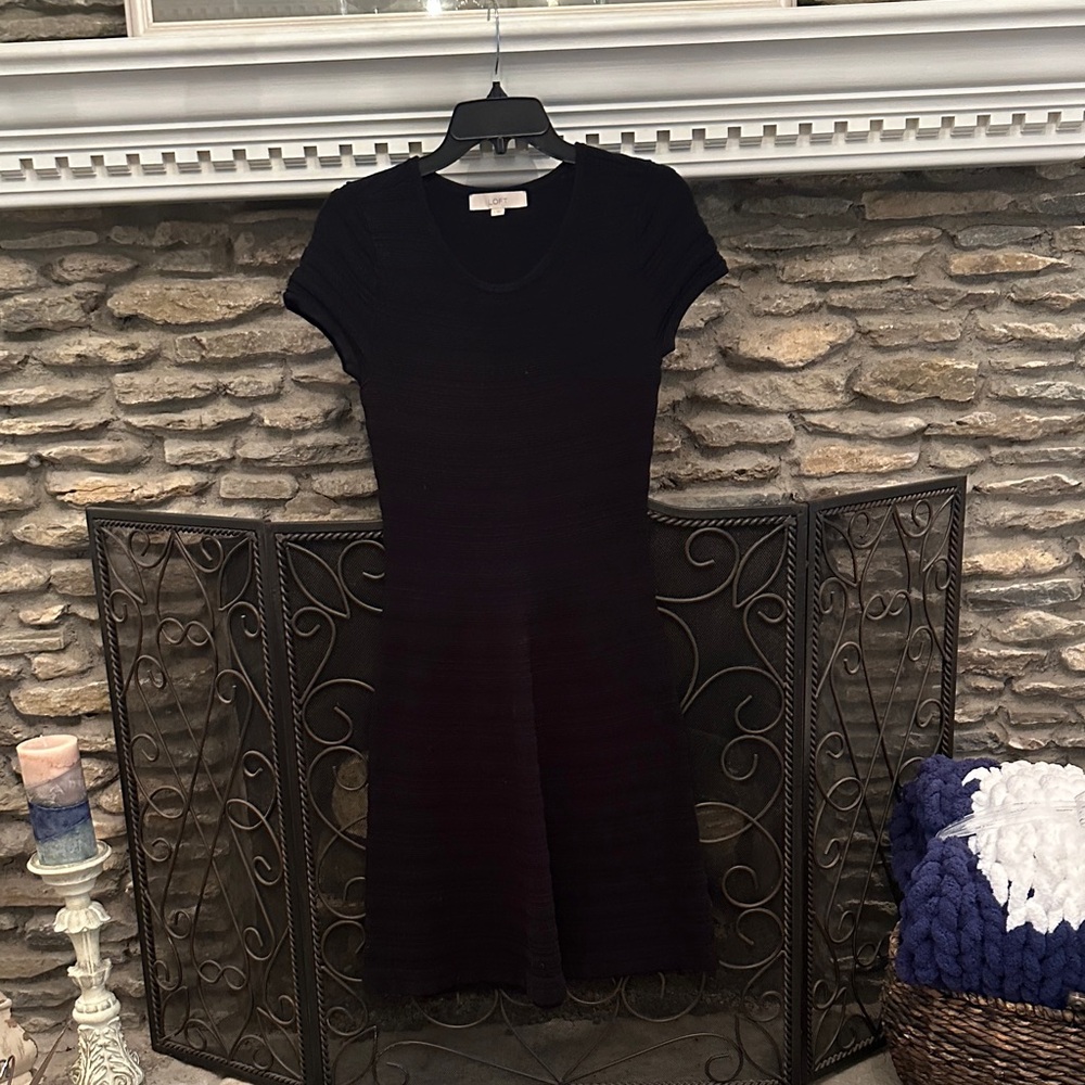 Elegant Black Knit Dress